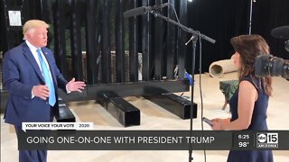 One-on-one with President Trump on getting back to school