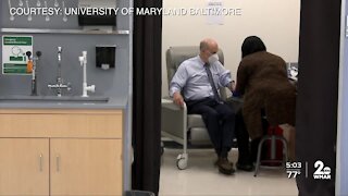 UMB president receives shot of potential coronavirus vaccine