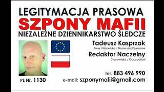 ATAK NOŻOWNIKA na Dziennikarza Tadeusza Kasprzak w Zamościu 18-19 kwietnia 2022 odkodować i zgrać resztę nagrań z