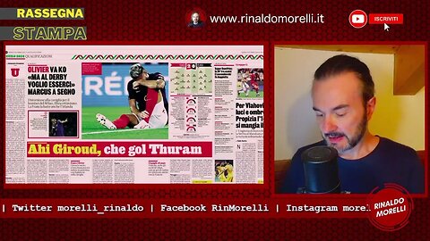 Giroud "Al Derby ci sarò" | 🗞️ Rassegna Stampa 8.9.2023 #462