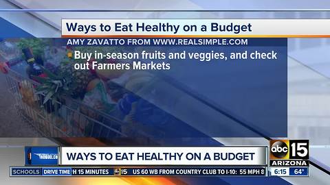 Ways to eat healthy on a budget
