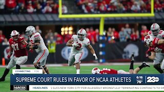 Supreme Court rules in favor of NCAA athletes