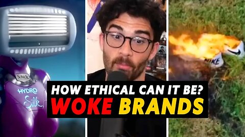 Hasanabi watches classic WOKE BRANDS | by hbomberguy