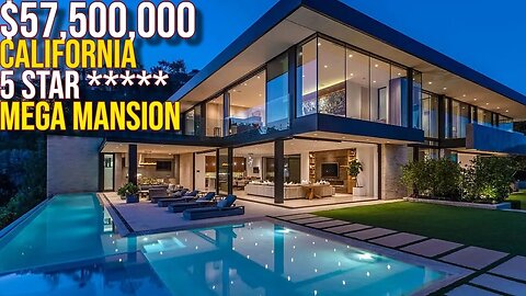 Touring $57,500,000 California 5 Star Mega Mansion