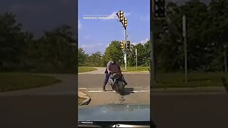 Tried To Run Cop Over With Motorcycle!