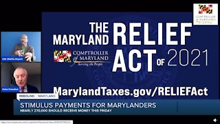 Stimulus payments for Marylanders