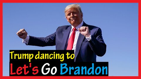 #letsgobrandonchallenge Trump dancing to Let's Go Brandon Song