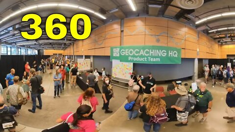 Geocaching HQ20 Celebrations: Raw Interactive 360 degree walkabout (Aug 20, 2022)