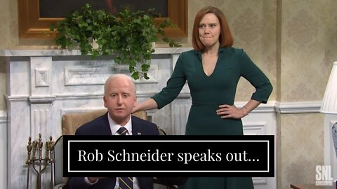 Rob Schneider speaks out…