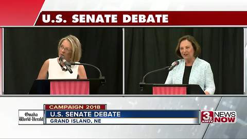 Deb Fischer, Jane Raybould address taxes at U.S. Senate debate