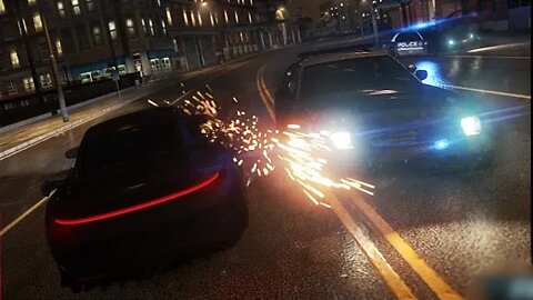 Drving the Porsche 911 992 GT3 in NFS Most Wanted 2012