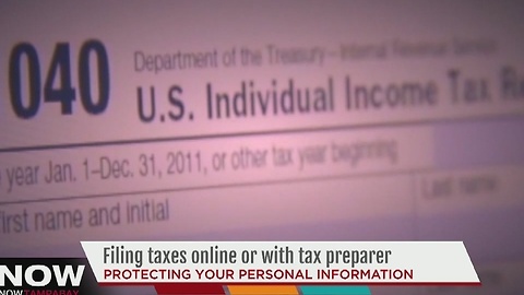 Filing taxes online vs with a tax preparer