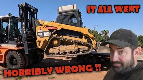 Old Forklift Mishap: 299 Breaks, Everything Goes Wrong! Don't Look If You're Vegetarian...Seriously