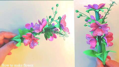 How To Make Flower🌹Craft | Foam Sheet Flowers | Tutorial (DIY)