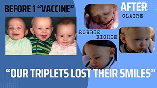 Brenda, David, Parents of VACCINE BRAIN DAMAGED TRIPLETS AFTER ONE SHOT. DOCTORS SAY "AUTISM"