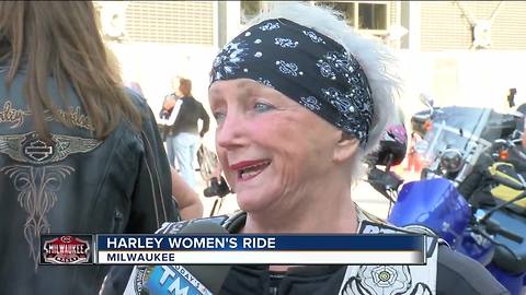 Harley-Davidson's 115th anniversary women's ride