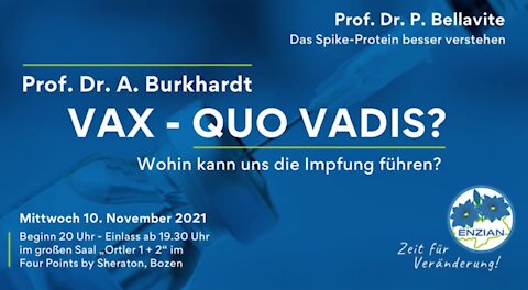 Conferenza Vax-Quo Vadis - Bolzano 10 Nov. 2021