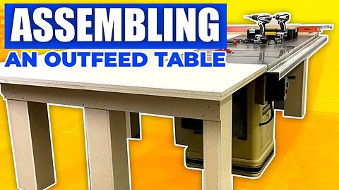 Building a super strong wrap around outfeed table for your saw.