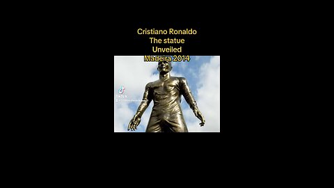Cristiano Ronaldo statue unveiled