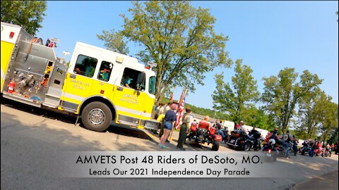 AMVETS Post 48 Leads the Independence Day Parade 2021