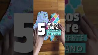 5 Mitos sobre absorvente de pano