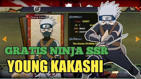 Cara Mendapatkan Ninja SSR Young Kakashi Heroes Assembled Reborn