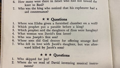 Bible Trivia - Bible Quiz 16 ⭐️⭐️