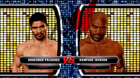 UFC Undisputed 3 Gameplay Rampage Jackson vs Rousimar Palhares (Pride)