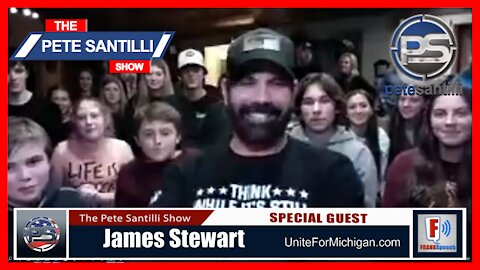 James Stewart From Unite for Michigan Joins Pete Santilli in an Interview
