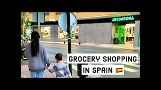 Mercadona Grocery Shopping in Spain 2021