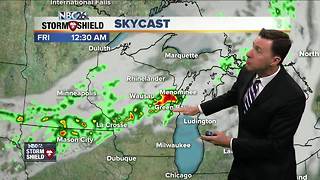 Michael Fish's NBC26 Storm Shield weather forecast