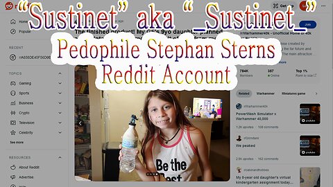 Madeline Soto and Pedophile Stephan Sterns Reddit Account - Posted Picture of Madeline