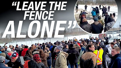 “You're here for freedom, not to rip down a fence”: Protesters gather at GraceLife Church