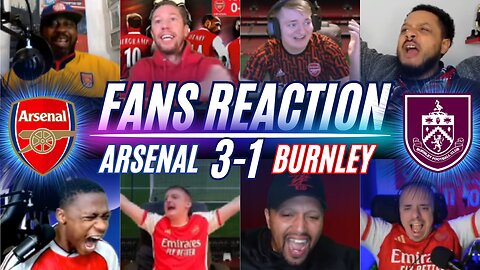 ARSENAL FANS REACTION TO ARSENAL 3-1 BURNLEY | TOP OF THE LEAGUE