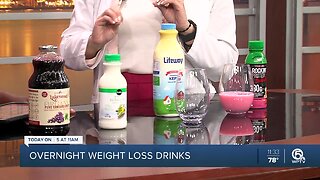 Overnight weight loss drinks