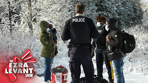 Canada's illegal boarder crossing at Roxham Road reopens: Alexa Lavoie joins Ezra Levant