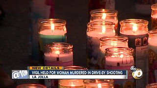 Vigil held for woman murdered in drive-by shooting