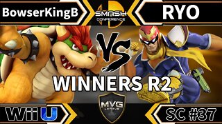 BowserKingB (Bowser) vs. MVG|Ryo (Ike & Captain Falcon) - SSB4 Winners R2 - Smash Conference 37