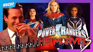 "POWER RANGERS??" POSTER DE THE MARVELS VIRA CHACOTA NA INTERNET (DE NOVO!!!)