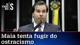 Rodrigo Maia reaparece para atacar Bolsonaro