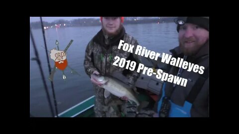 es SOLID Walleye! Pre Spawn Walleye! | Wisconsin Walleye Fox River