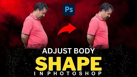 How To Adject Body Shape In Photoshop | Photoshop Tutorial | Team Graphics