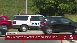 Police: Man held woman hostage in semi, led police on chase