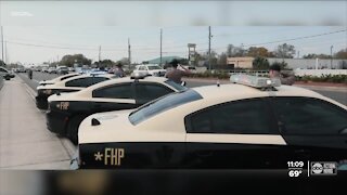 Tampa Bay homeowners light up swimming pools in honor of fallen law enforcement