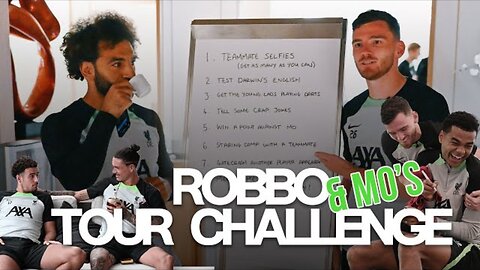 Robbo's Tour Challenge with Mo Salah: Hilarious Contests and Surprises | Sports Allowance