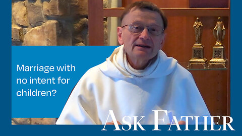 Marriage With No Intent for Children | Ask Father with Fr. Albert Kallio