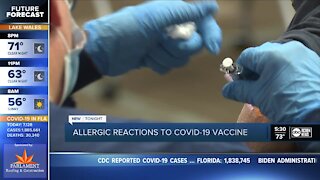 Vaccine allergies are an issue but experts say its not common