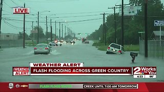 Flash flooding across Green Country