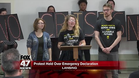 Protests planned in Michigan against President Trump's national emergency
