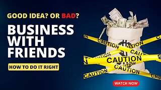 Business with Friends...Good or Bad? | Shorts